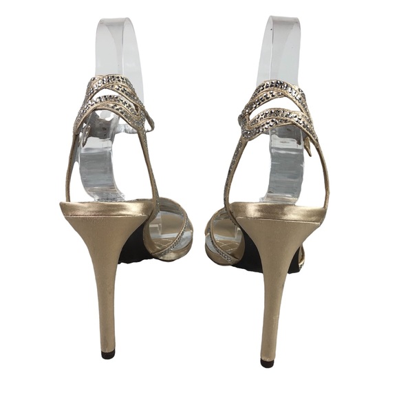 NWOT LAUREN RALPH LAUREN STEPHANIE Strappy Heeled Sandals - Picture 6 of 12